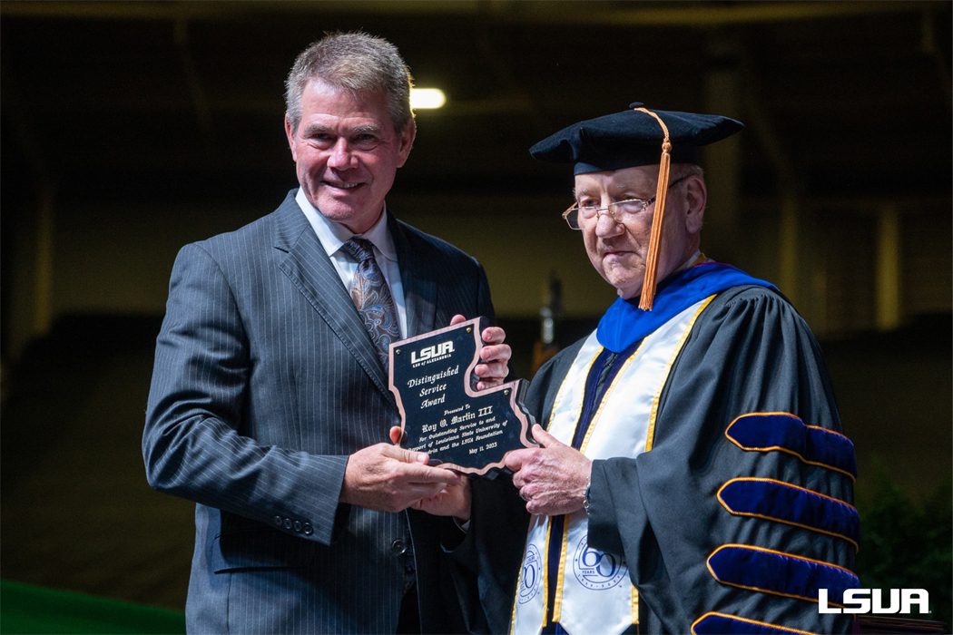 ROY O. MARTIN III HONORED WITH DISTINGUISHED SERVICE AWARD AT SPRING